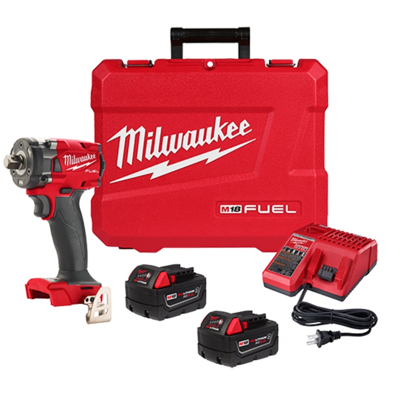 MILWAUKEE M18 FUEL 1/2 Compact Impact Wrench w/ Pin Detent Kit