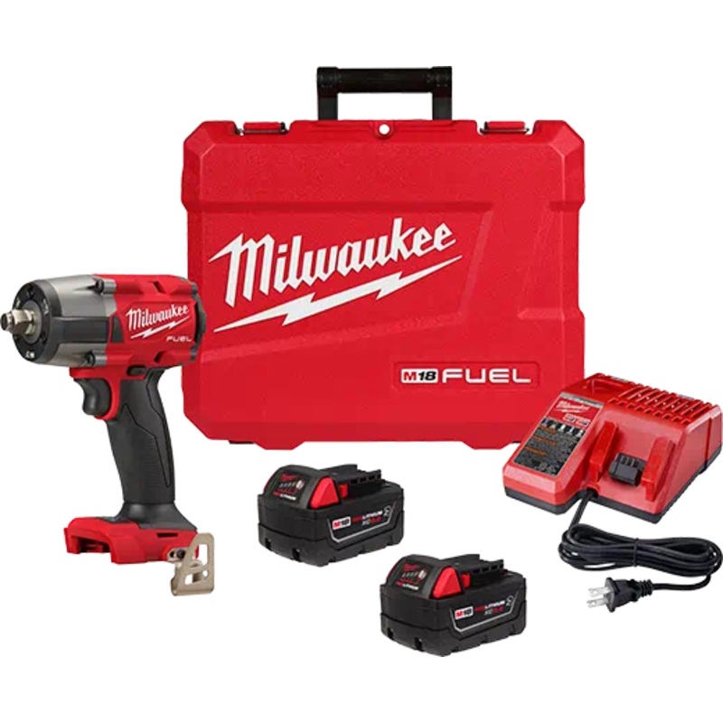 MILWAUKEE M18 FUEL 1/2 Mid-Torque Impact Wrench w/ Friction Ring Kit