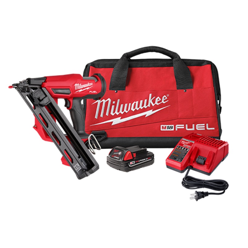MILWAUKEE M18 FUEL 15 Gauge Finish Nailer Kit