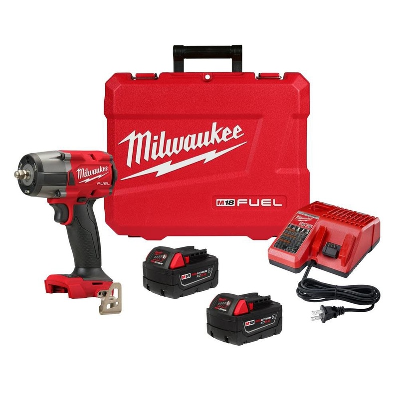 MILWAUKEE M18 FUEL 3/8 Mid-Torque Impact Wrench w/ Friction Ring Kit