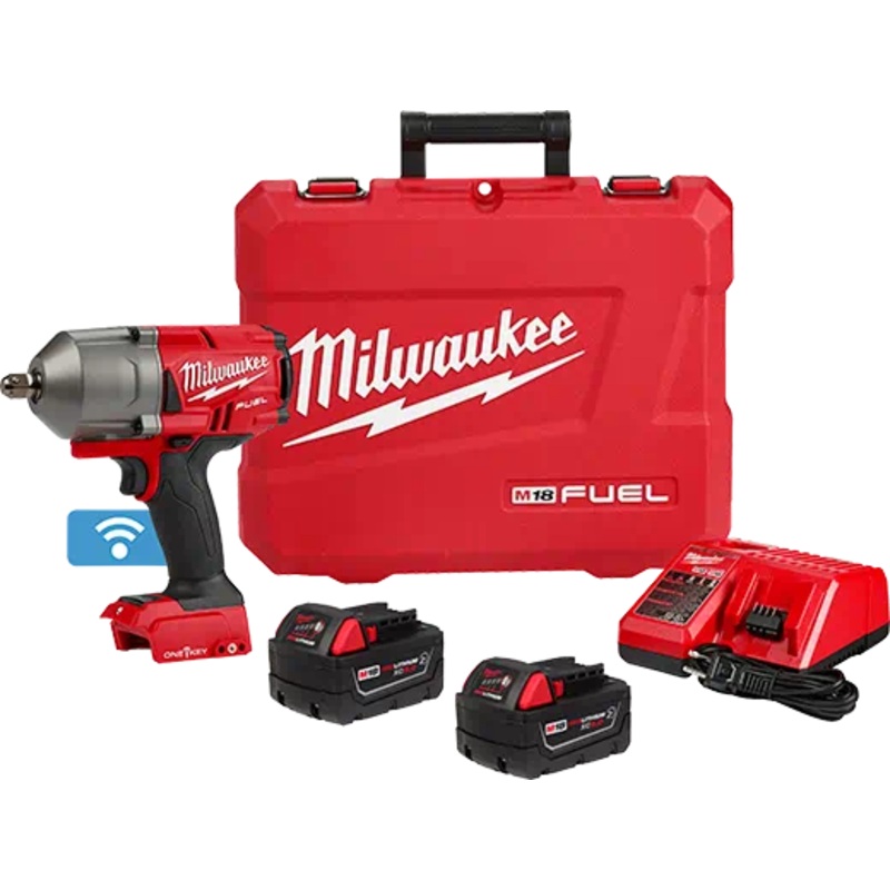 MILWAUKEE M18 FUEL w/ ONE-KEY High Torque Impact Wrench 1/2 Pin Detent Kit