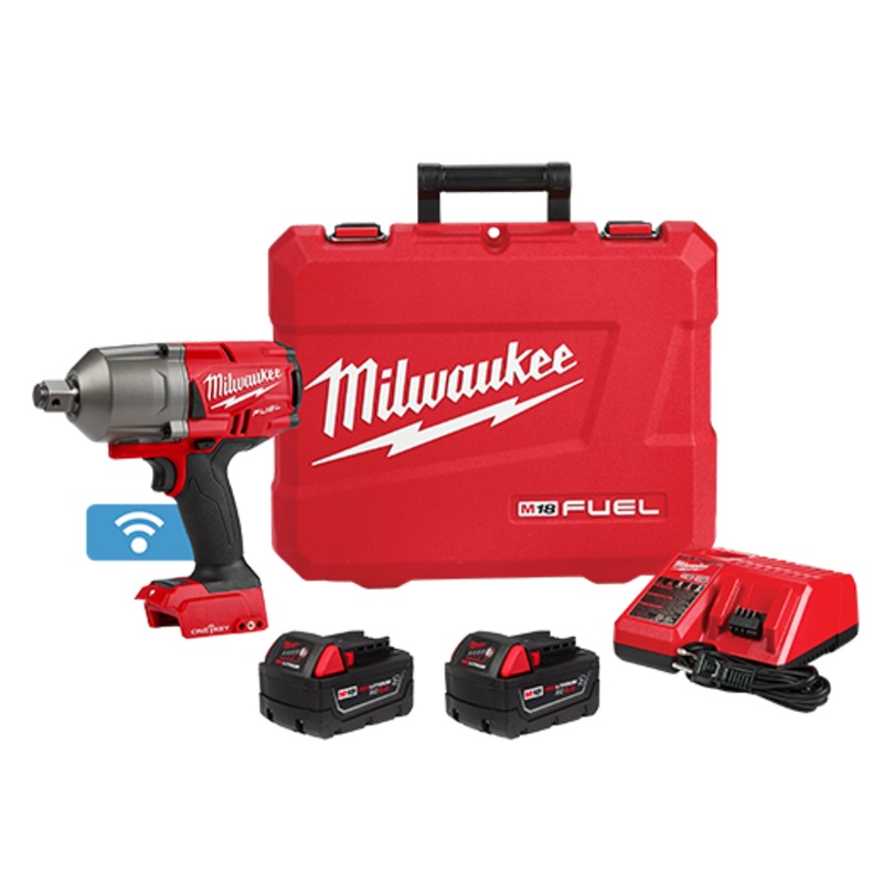 MILWAUKEE M18 FUEL w/ ONE-KEY High Torque Impact Wrench 3/4 Friction Ring Kit