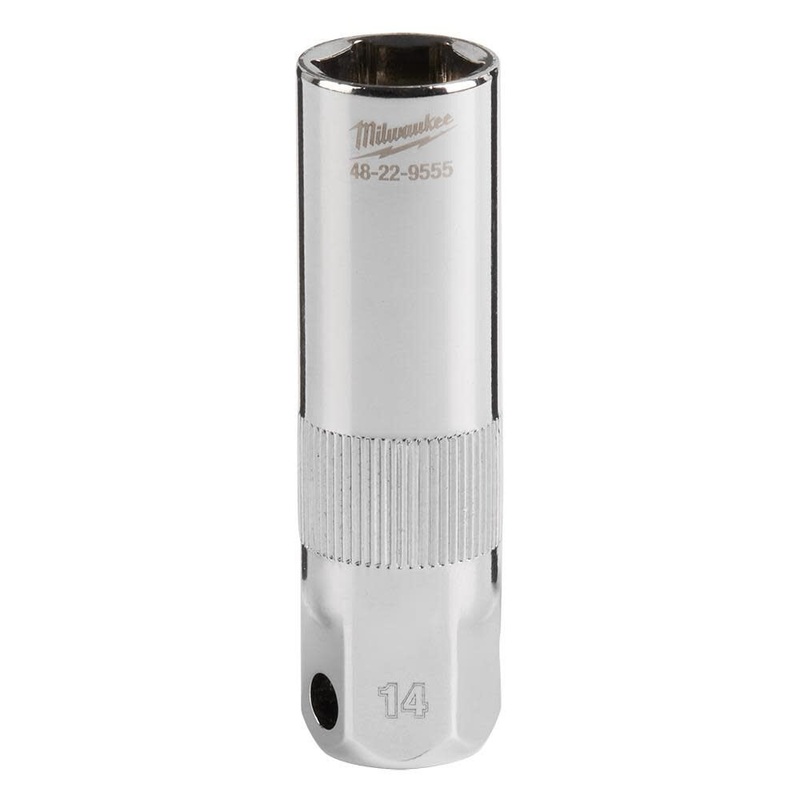 MILWAUKEE 3/8 Drive 14 mm Spark Plug Socket