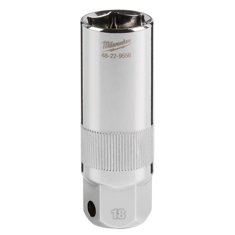 MILWAUKEE 3/8 Drive 18 mm Spark Plug Socket