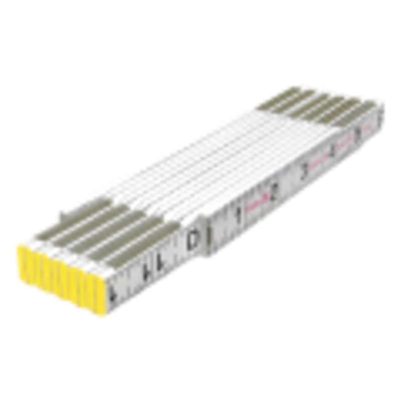 STABILA Type 600 Folding Ruler, Modular Spacing (1/16ths, Both Edges, Outside)
