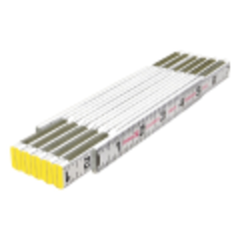 STABILA Type 600 Folding Ruler, Oversize Brick (1/16ths, Both Edges, Outside)