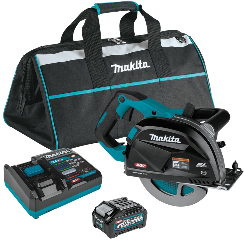 MAKITA 40V MAX XGT 71/4 Metal Cutting Saw w/ Electric Brake & Chip Collector Kit