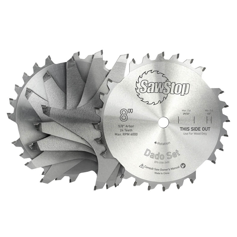SAWSTOP 8 Premium Dado Set