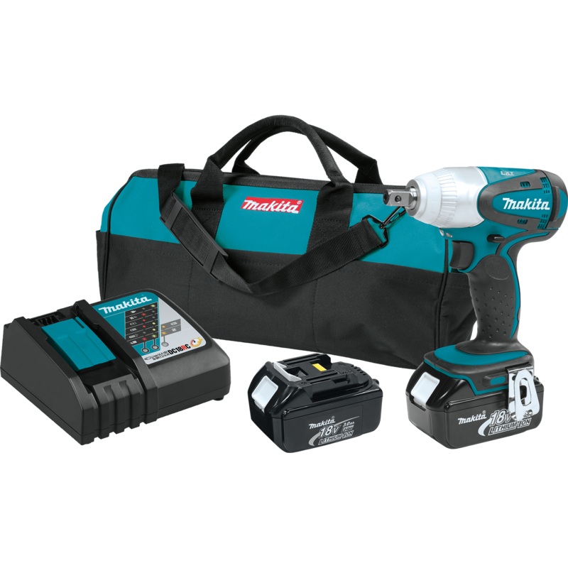 MAKITA 18V LXT 1/2 Sq. Drive Impact Wrench Kit