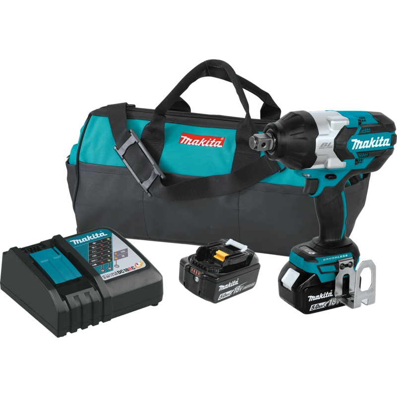 MAKITA 18V LXT HighTorque 3/4 Sq. Drive Impact Wrench w/ Friction Ring Anvil Kit