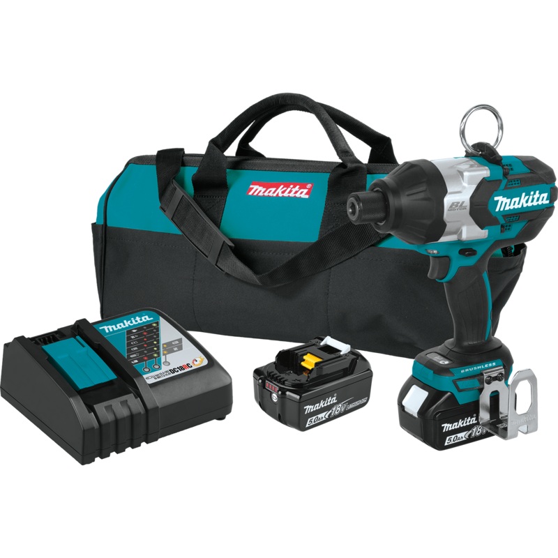 MAKITA 18V LXT HighTorque 7/16 Hex Impact Wrench Kit