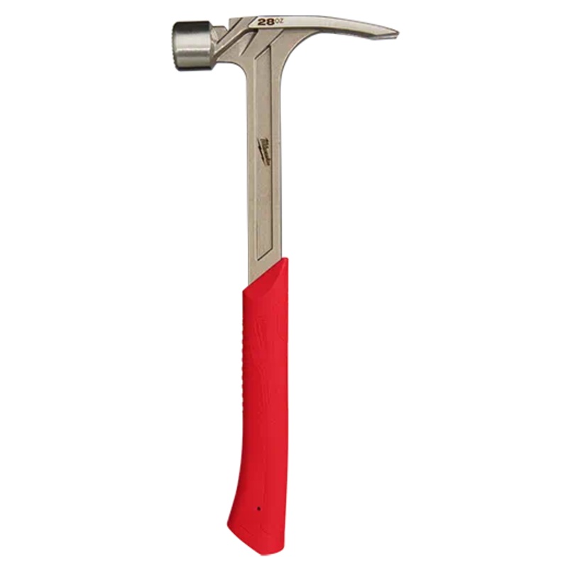 MILWAUKEE 28 oz. Milled Face Framing Hammer