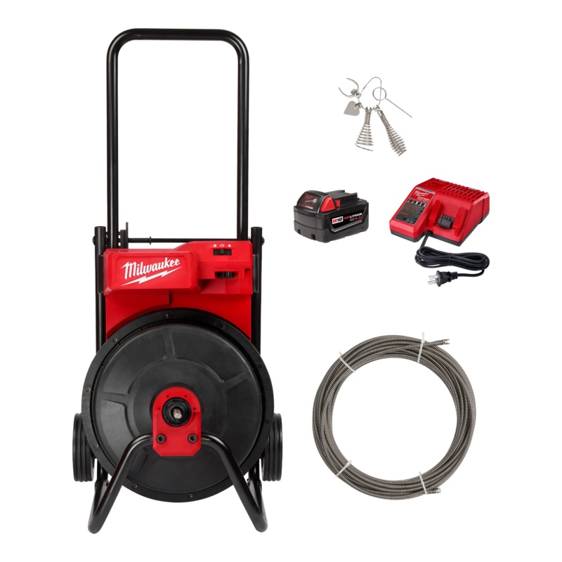 MILWAUKEE M18 Drum Machine Kit w/ 3/8 Cable
