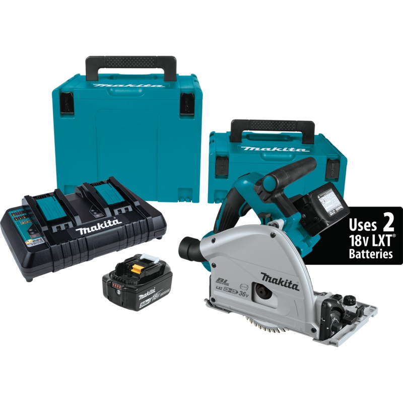 MAKITA 36V (18V X2) LXT 61/2 Plunge Circular Saw Kit