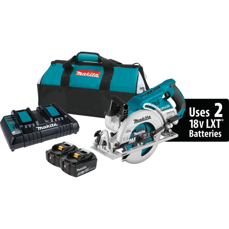 MAKITA 36V (18V X2) LXT Rear Handle 71/4 Circular Saw Kit