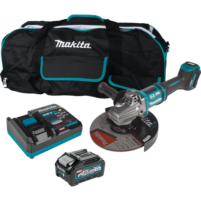 MAKITA 40V MAX XGT 7 / 9 Paddle Switch Angle Grinder w/ Electric Brake Kit
