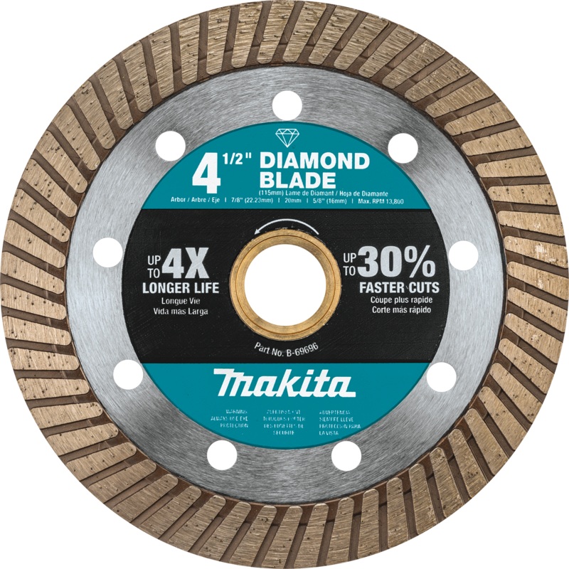 MAKITA 41/2 Diamond Blade, Turbo, General Purpose