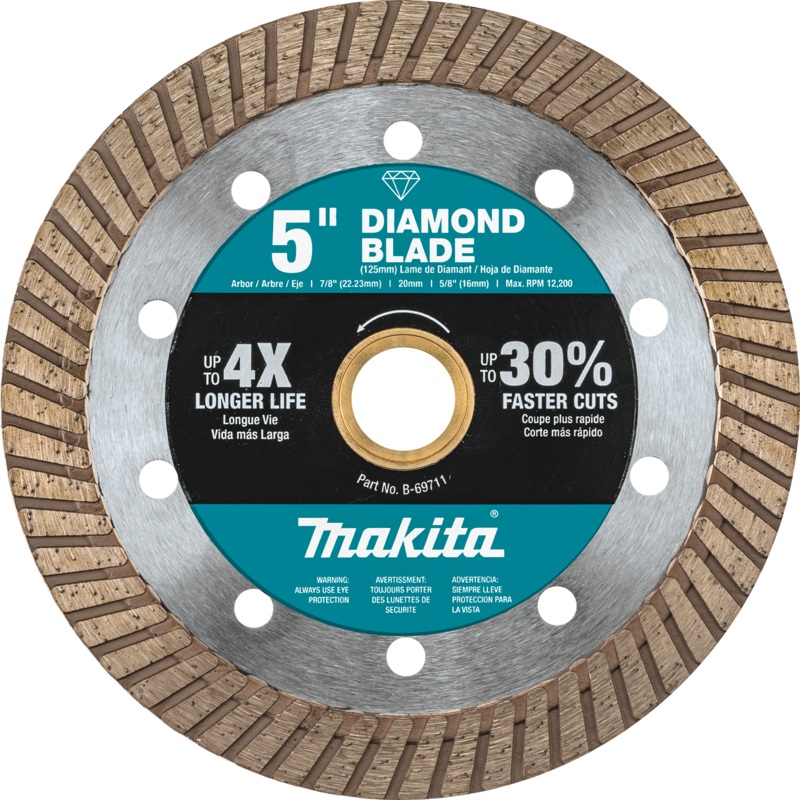 MAKITA 5 Diamond Blade, Turbo, General Purpose