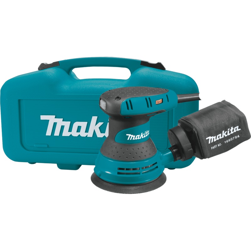 MAKITA 5 Random Orbit Sander, Variable Speed, w/ Tool Case