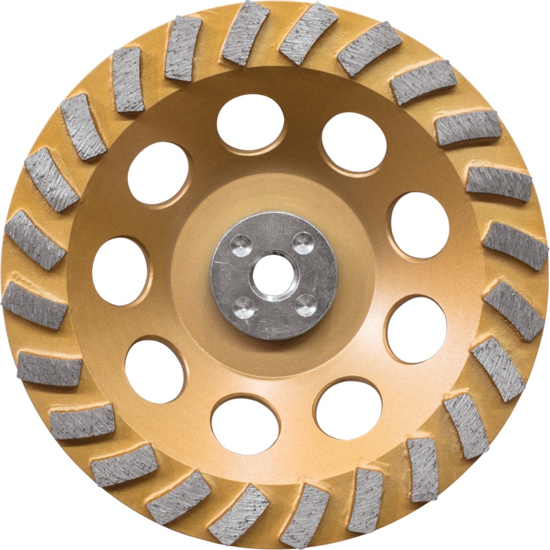 MAKITA 7 LowVibration Diamond Cup Wheel, 24 Segment Turbo