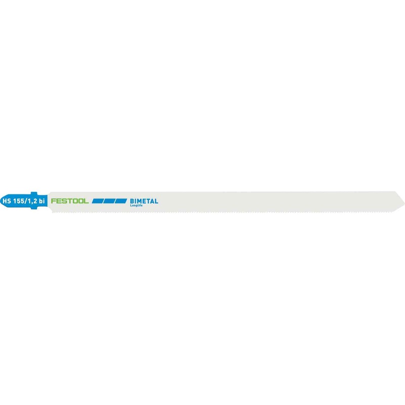 FESTOOL Jig Saw Blade METAL SANDWICH MATERIALS HS 155/1,2 BI/5 (5 PACK)