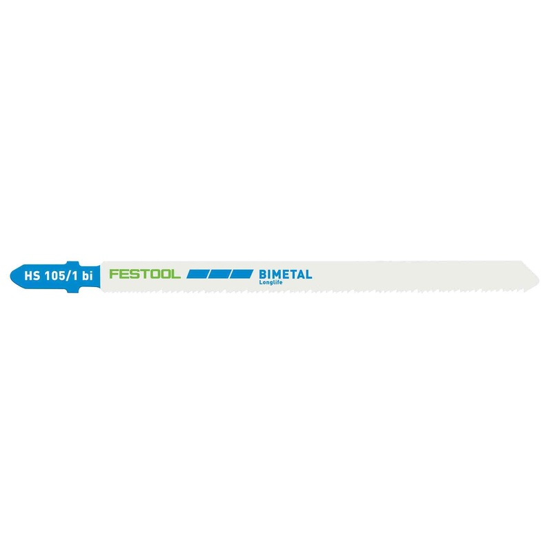 FESTOOL Jig Saw Blade METAL STEEL/STAINLESS STEEL HS 105/1 BI/5 (5 PACK)