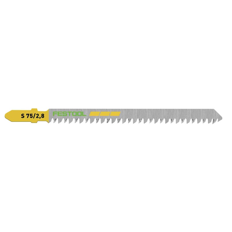 FESTOOL Jig Saw Blade WOOD STRAIGHT CUT S 75/2,8/20 (20 PACK)