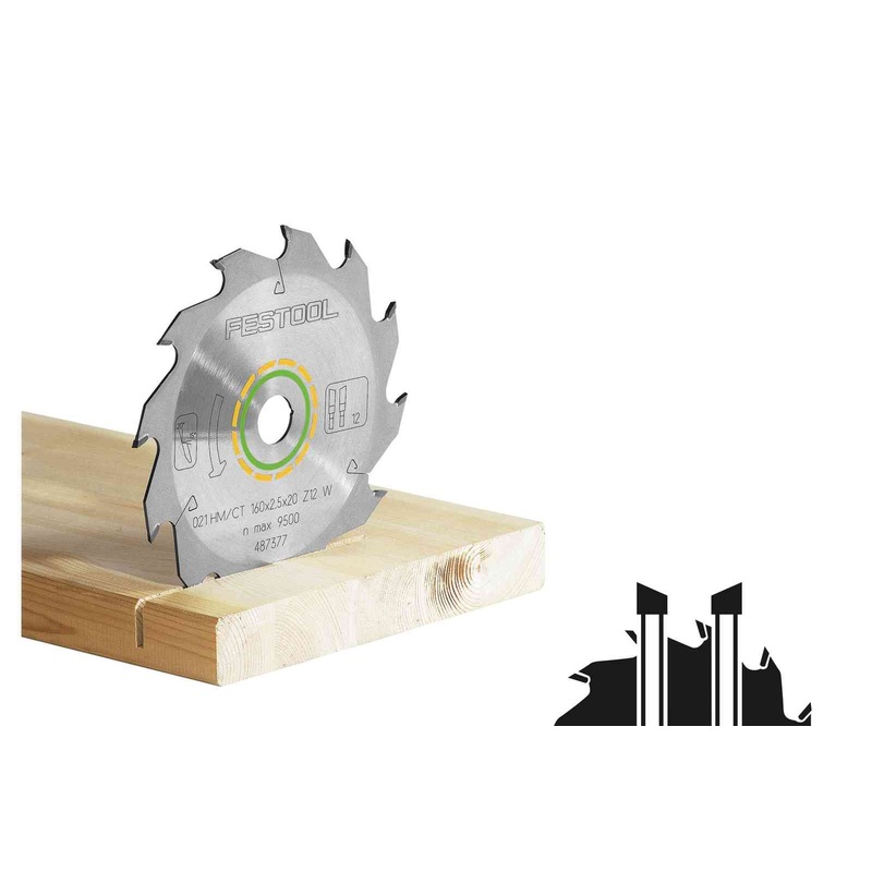 FESTOOL Saw Blade WOOD STANDARD HW 160X1,8X20 W18