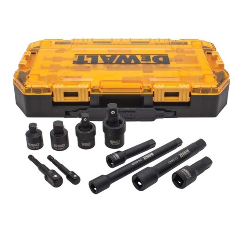 DEWALT 10 PC. 3/8 & 1/2 Drive Impact Accessory Set
