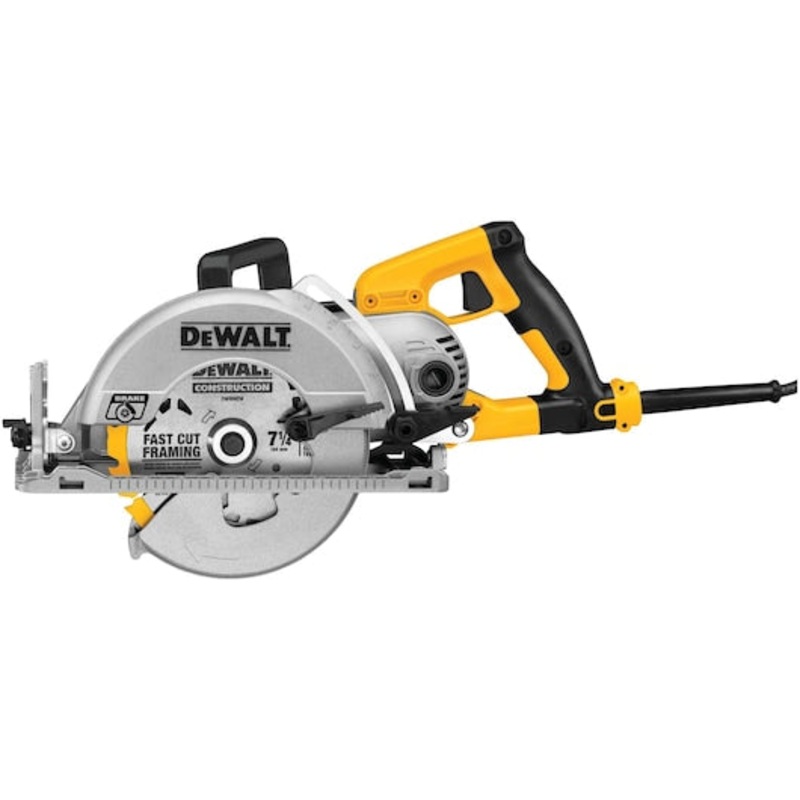 DEWALT 7-1/4 Worm Drive Circular Saw w/ Electric Brake