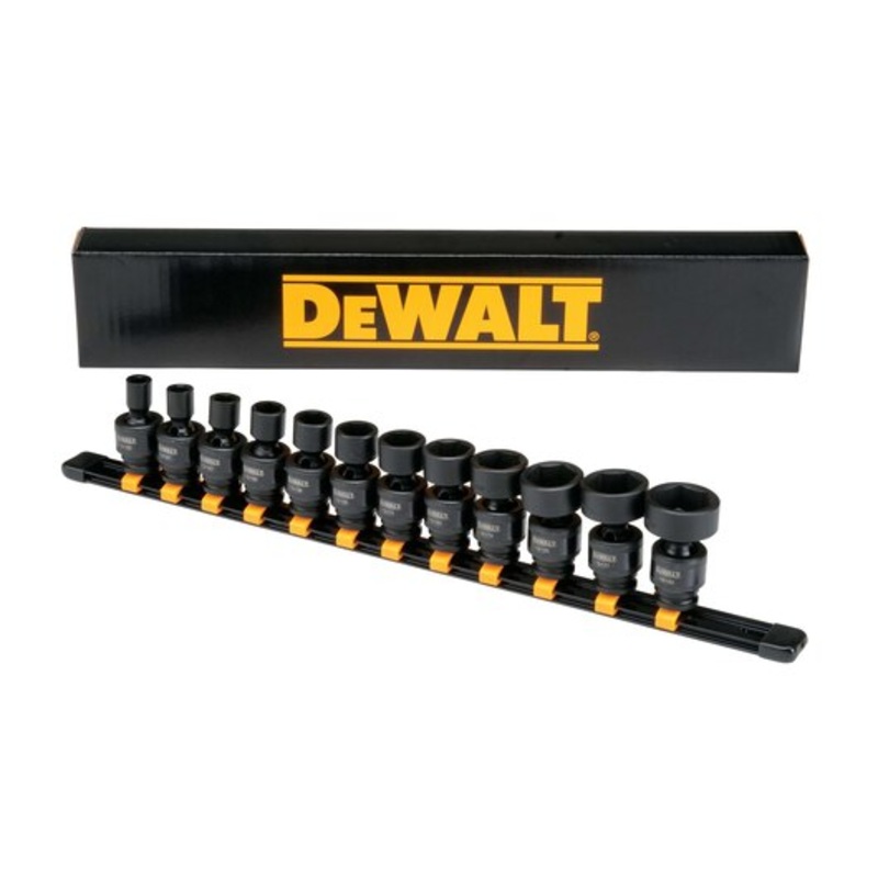 DEWALT 12 PC. 3/8 Drive Impact Universal Socket Set