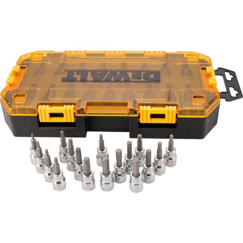 DEWALT 17 PC. 3/8 Drive Bit Socket Set