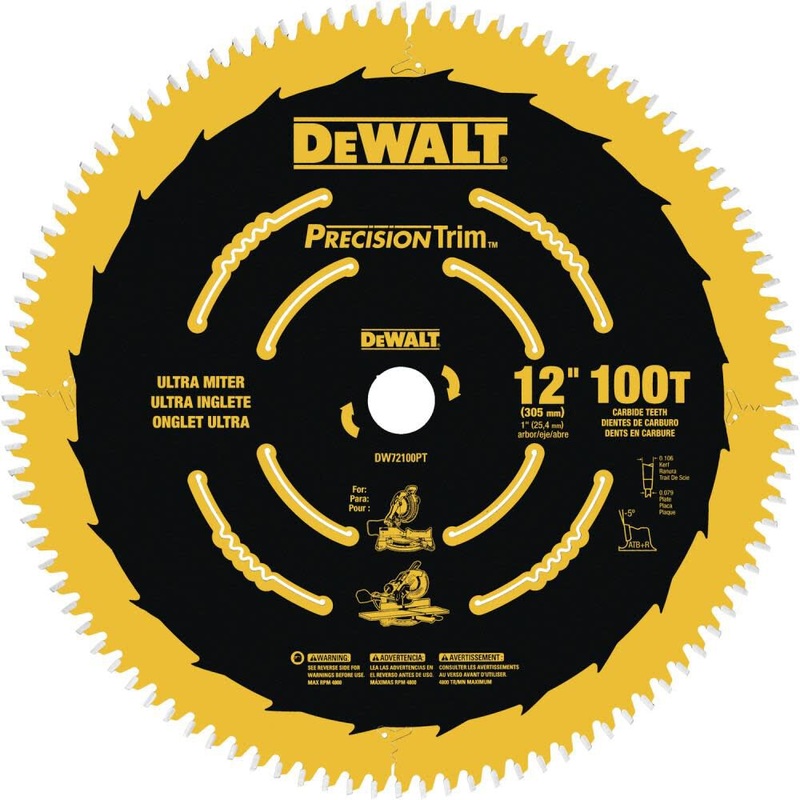 DEWALT 12 Precision Trim Miter Saw Blade