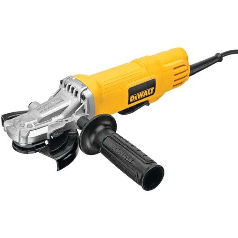 DEWALT 4-1/2 – 5 FLATHEAD Paddle Switch Small Angle Grinder w/ No Lock-On