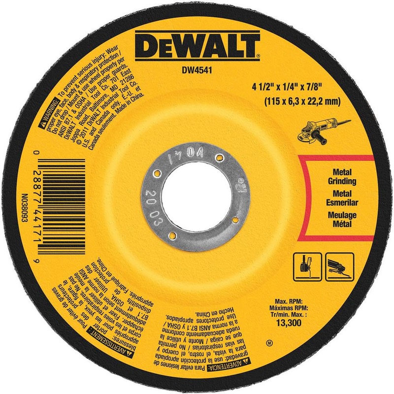 DEWALT 4-1/2 x 1/4 x 7/8 Fast Cutting Abrasive