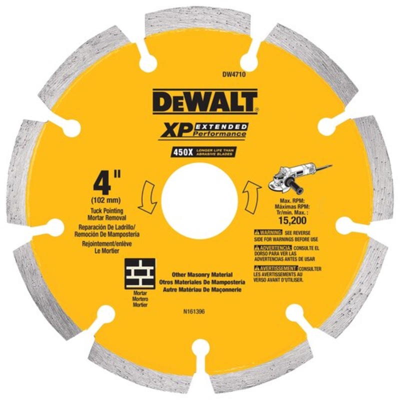 DEWALT 4-1/2 x .250 XP Tuck Point Blade