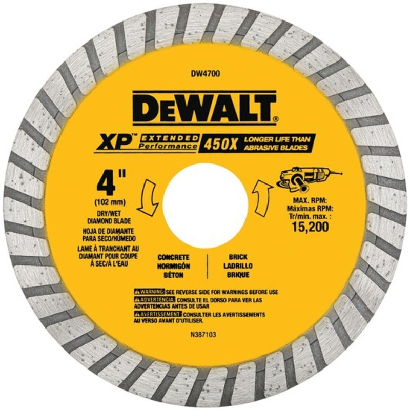 DEWALT 4 XP Turbo Diamond Blade