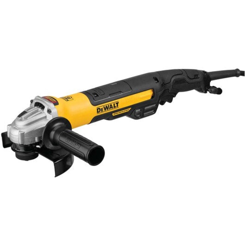 DEWALT 5 / 6 Brushless Small Angle Grinder, Rat Tail w/ Kickback Brake, No Lock-On