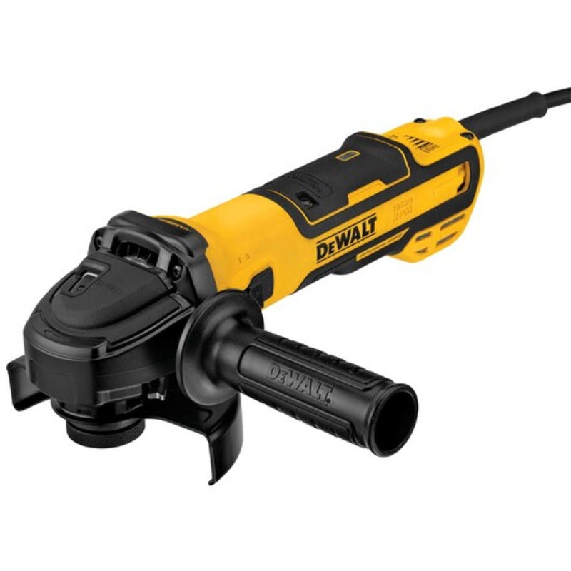 DEWALT 5 Brushless Variable Speed Slide Switch Small Angle Grinder w/ Kickback Brake & Pipeline Cover