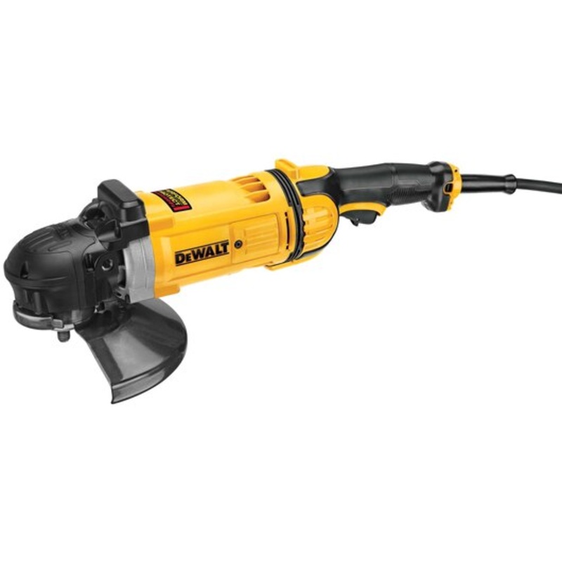 DEWALT 9 6,500 RPM 4.7 HP Grinder, No-Lock, Cover