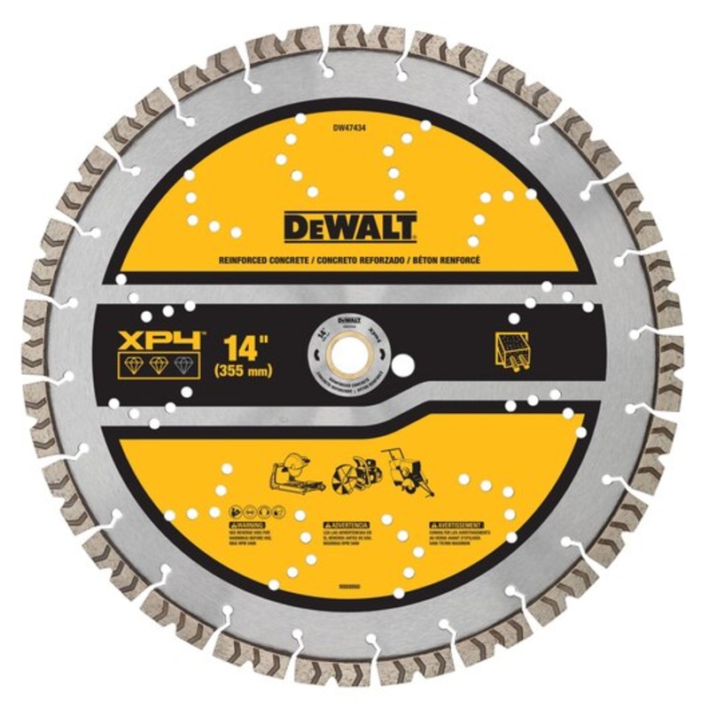 DEWALT XP4 Reinforced Concrete Segmented Diamond Blade