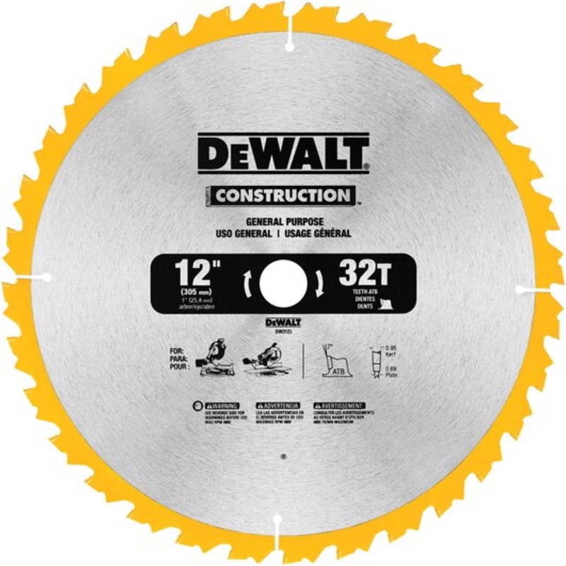 DEWALT 12 Construction Miter Saw Blade