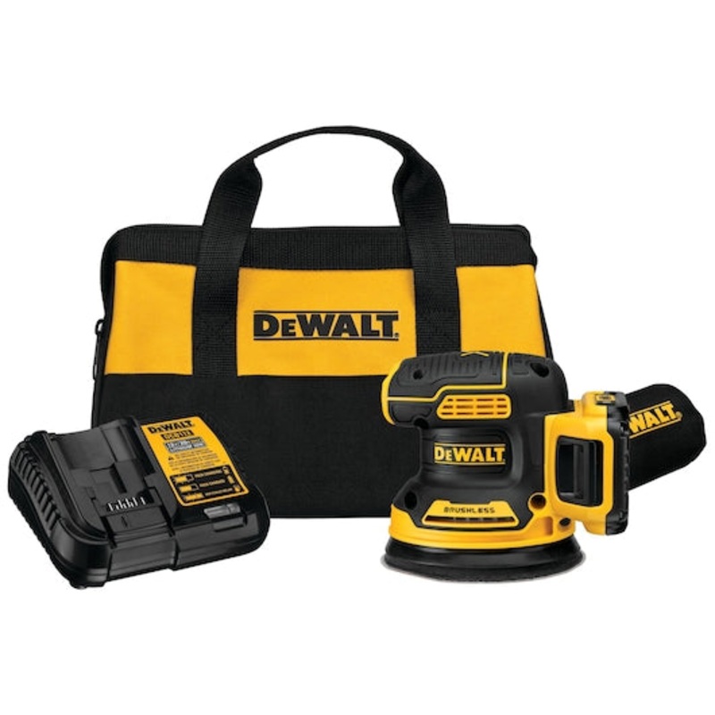 DEWALT 20V MAX* XR 5 Variable-Speed Random Orbital Sander Kit