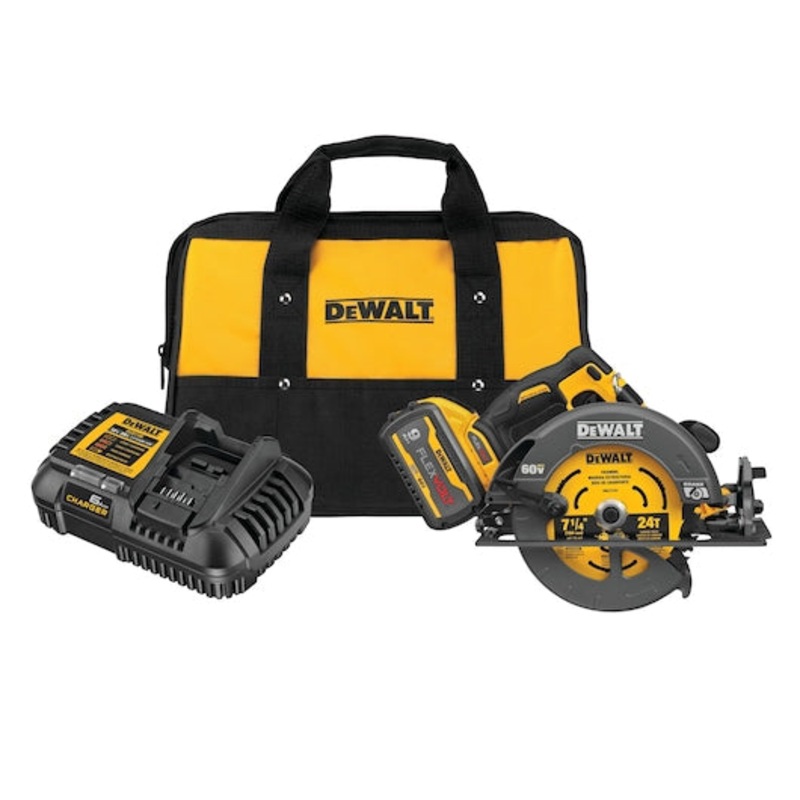 DEWALT 60V MAX* FLEXVOLT 7-1/4 Circular Saw w/ Electronic Brake Kit