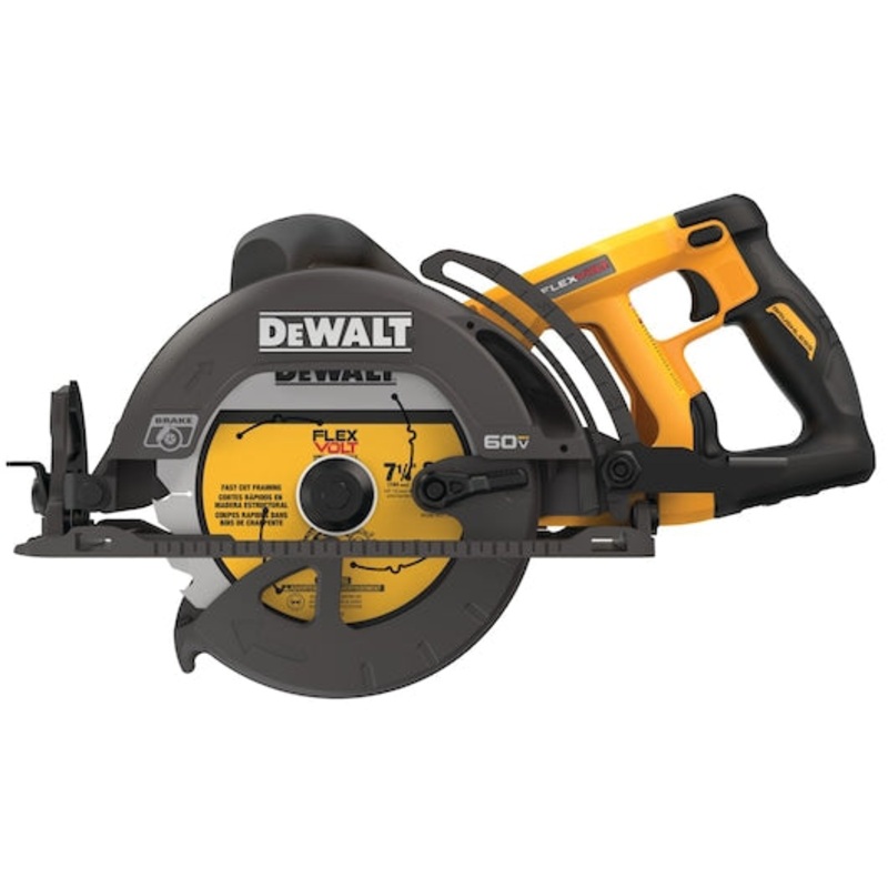 DEWALT 60V MAX* FLEXVOLT 7-1/4 Worm Drive Style Saw (Tool Only)
