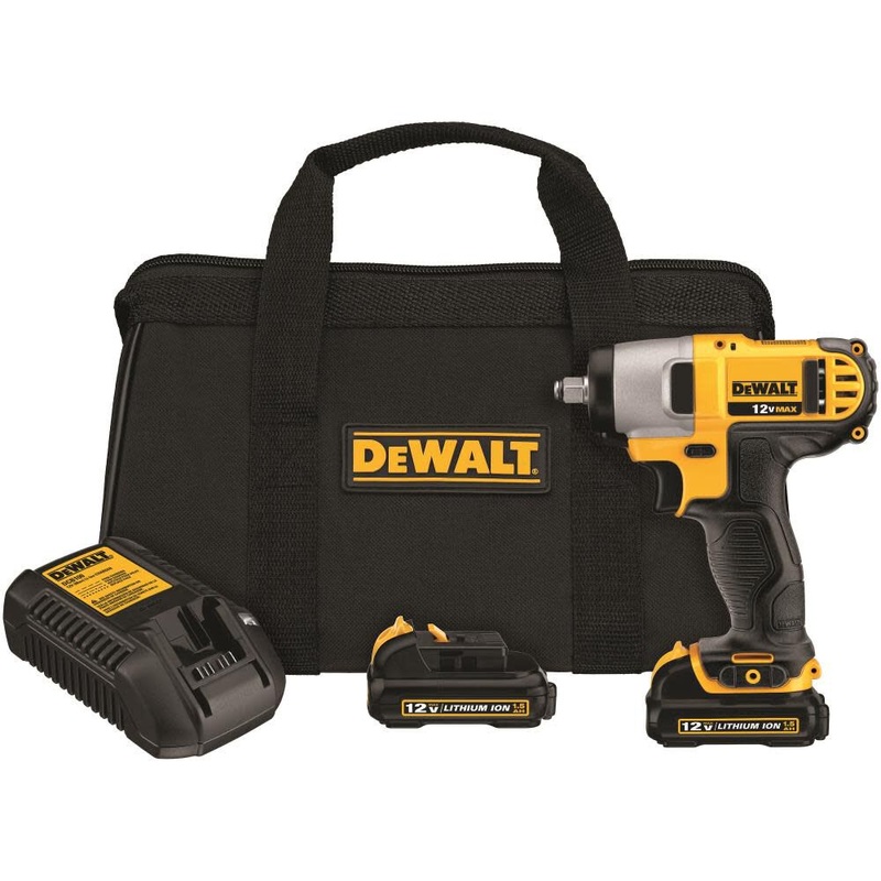 DEWALT 12V MAX* 3/8 Impact Wrench Kit