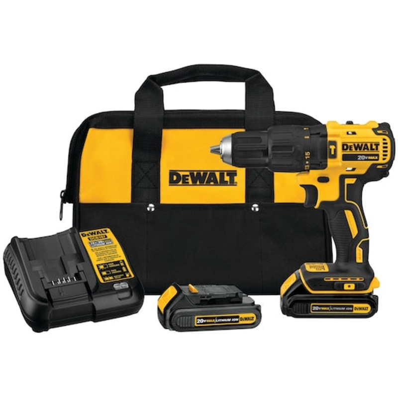 DEWALT 20V MAX* 1/2 Compact Hammer Drill/Driver Kit