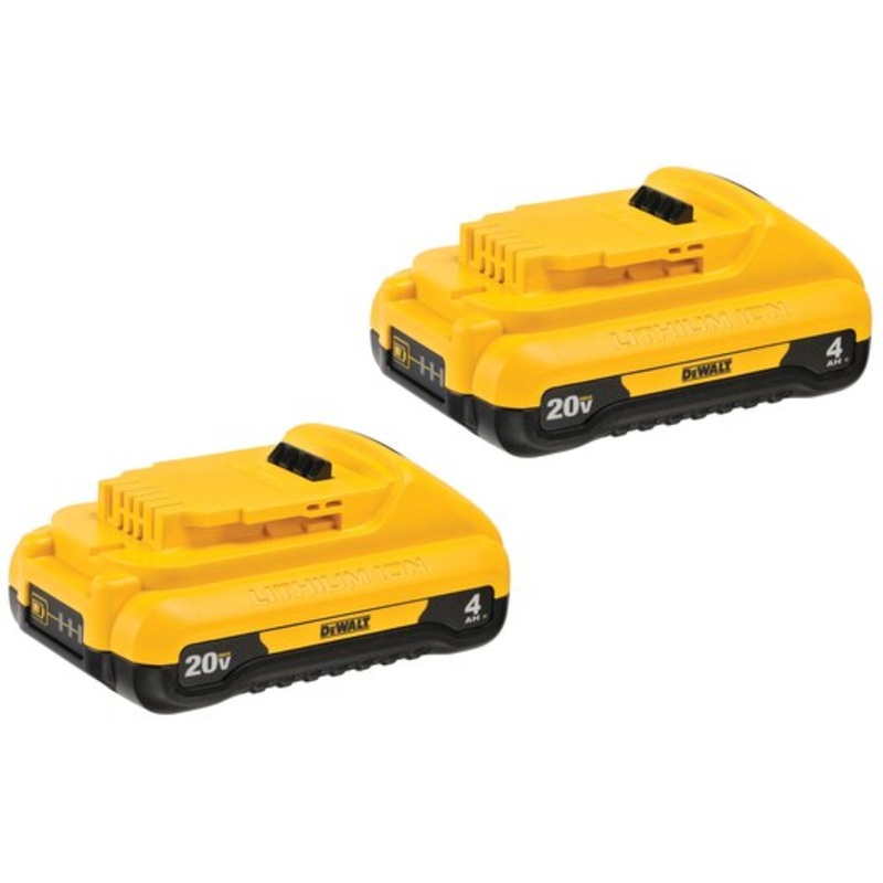 DEWALT 20V MAX* 4.0Ah Compact Battery (2 PACK)