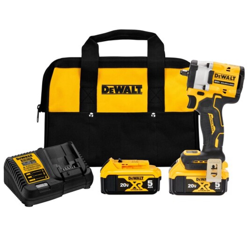 DEWALT 20V MAX* ATOMIC 3/8 Impact Wrench w/ Hog Ring Anvil Kit