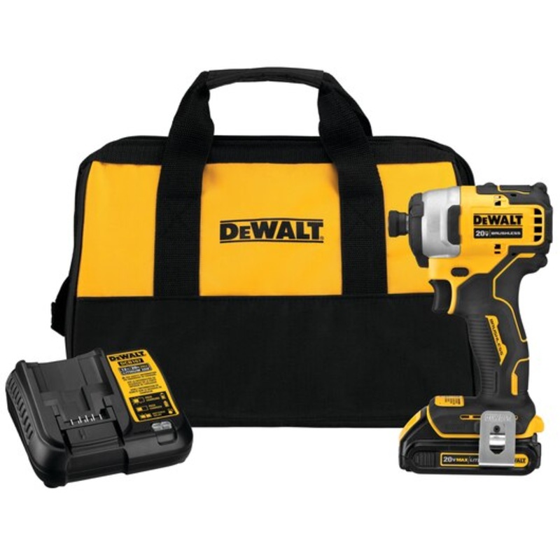 DEWALT 20V MAX* ATOMIC Compact 1/4 Impact Driver Kit